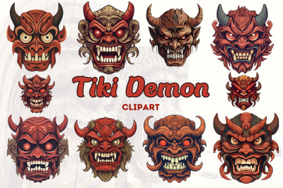 Tiki Demon Clipart