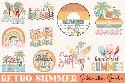 Retro Summer Sublimation Bundle