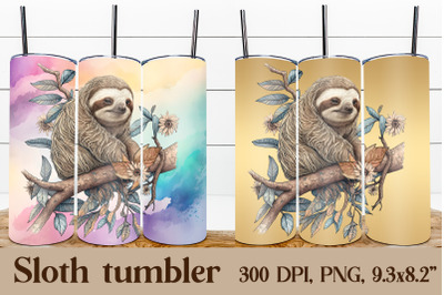 Sloth tumbler | Animal tumbler sublimation