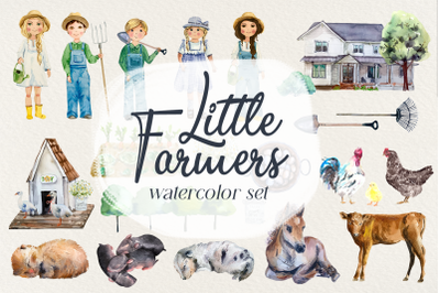 Little Farmers Watercolor Set