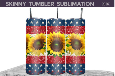Patriotic Tumbler Wrap | 4th of July Tumbler