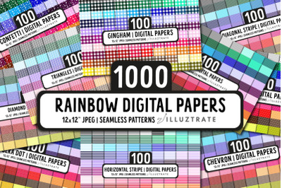 Digital Paper Mega Bundle | 1000 Seamless Digital Paper