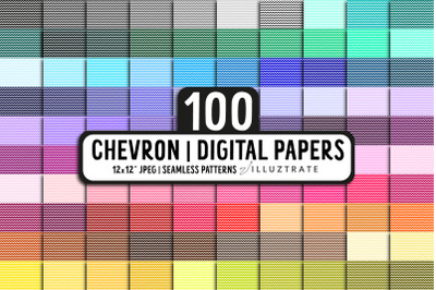 Chevron digital paper set | Seamless digital paper