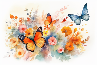 Floral Butterflies | Spring Collection