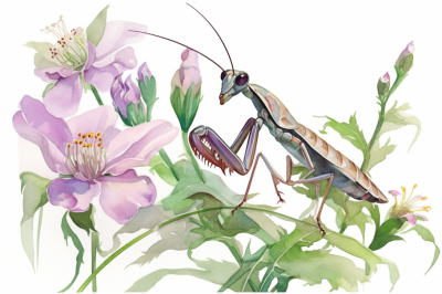 Floral Praying Mantis | Spring Collections