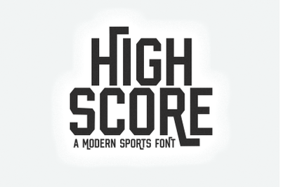 High Score - Sports Font
