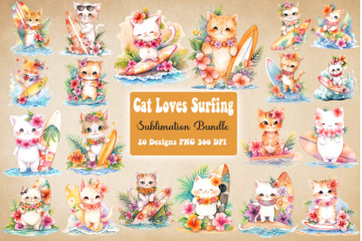 Cat Loves Surfing Summertime Bundle