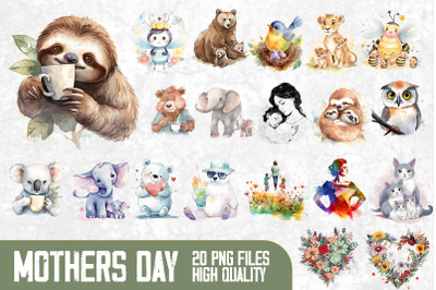 Cliparts Bundle Mother&#039;s Day