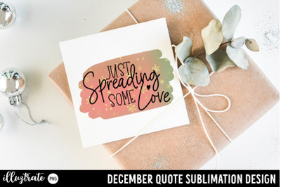 Winter Sublimation Quote | December Sublimation