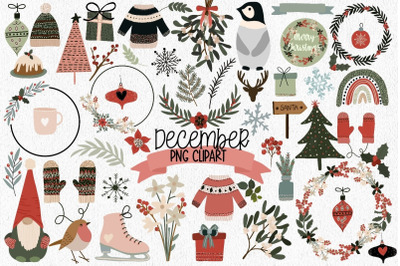 December Clipart | Winter and Festive Clipart
