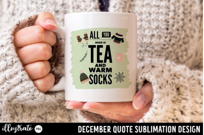 Winter Sublimation Quote | December Sublimation