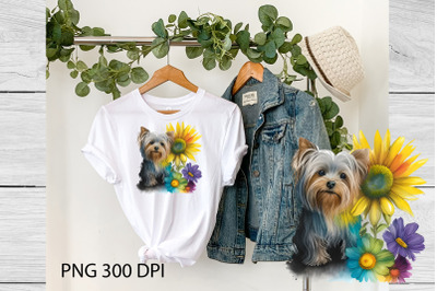 Yorkshire terrier sublimation | Dog clipart PNG
