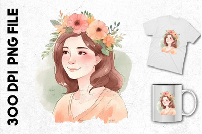 A Bossy Mom Wearing A Flower Crown