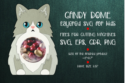 Ragdoll Cat | Candy Dome Template