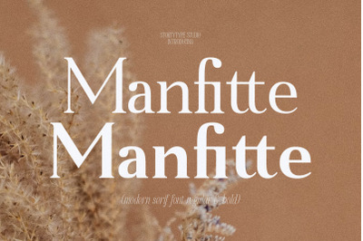 Manfitte Typeface