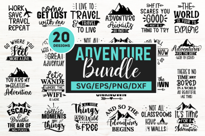 Adventure and Travel SVG Bundle