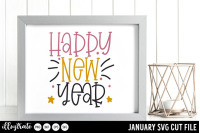 Happy New Year SVG Cut File | New Years Ever Cutting Files