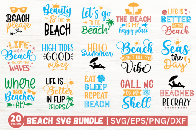 Beach SVG Bundle