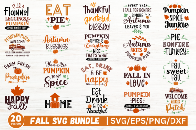 Fall Sign Making SVG Bundle