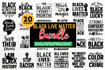 Black Lives Matter SVG Bundle