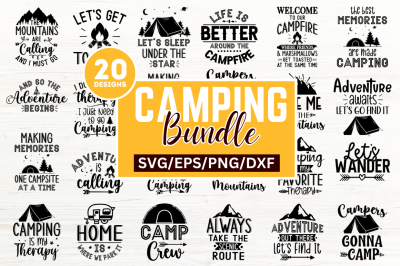 Camping SVG Bundle