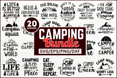 Camping SVG Bundle