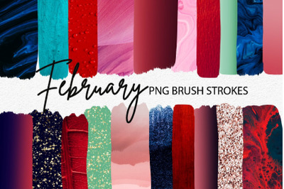 Valentines Brush Stroke Sublimation PNG Files
