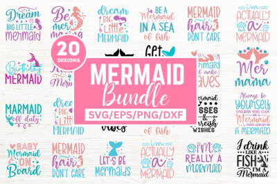 Mermaid SVG Bundle