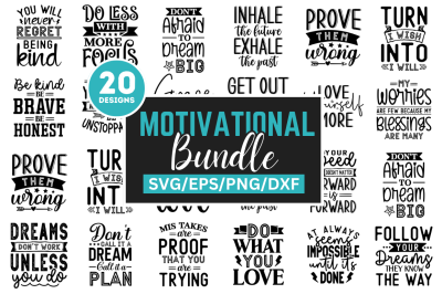 Motivational SVG Bundle