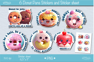 Funny Stickers Bundle| Motivational Kawaii Stickers bundle png