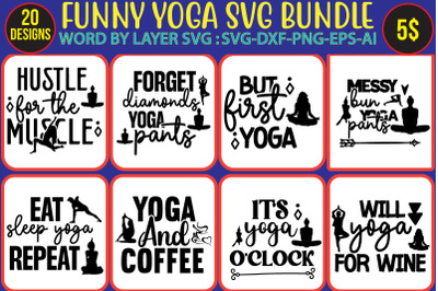 Yoga SVG Bundle, Meditation svg, Women Empowerment SVG, Girl Pow