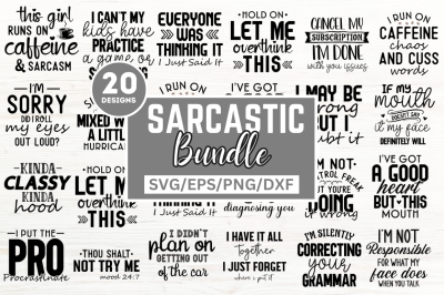 Sarcastic SVG Bundle