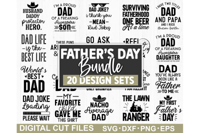 Fathers Day SVG Bundle