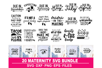 Maternity SVG Bundle