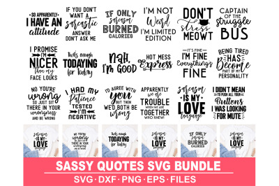 Sassy SVG Bundle