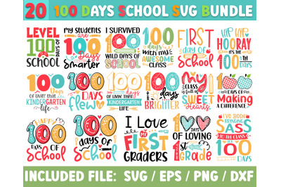 Days School SVG Bundle