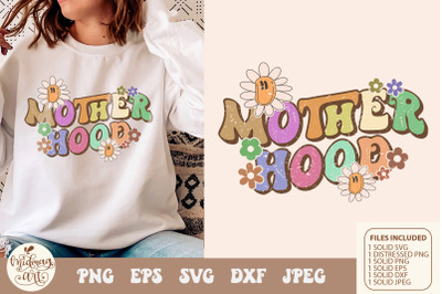 Retro daisy Motherhood SVG png sublimation, Motherhood PNG
