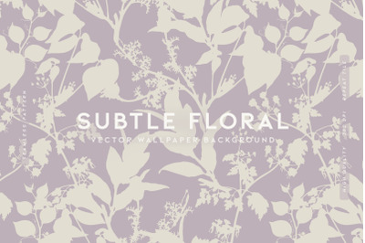 Subtle FloralSubtle Floral | Vector Pattern