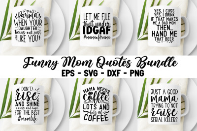 Funny mom SVG Bundle