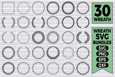 Wreath Svg Bundles