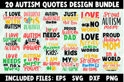 Autism SVG Bundle