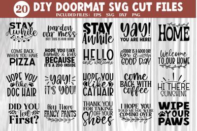 Diy Doormat SVG Bundle