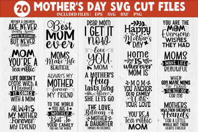 Mothers Day SVG Bundle