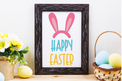 Happy Easter SVG Cut File | Easter File for Cricut