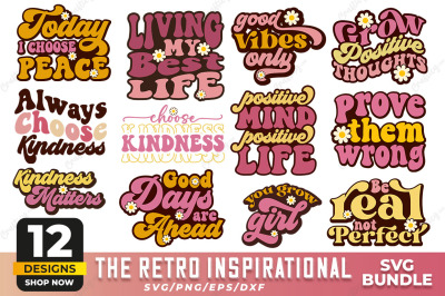 Retro Inspirational SVG Bundle