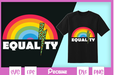 Equality Rainbow Leopard LGBT