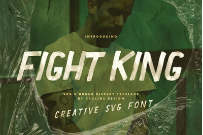 Fight King SVG Brush Font