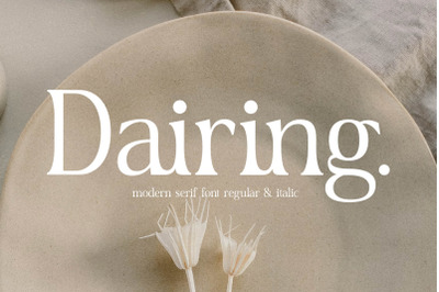 Dairing Typeface
