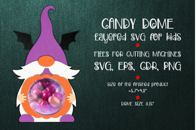 Halloween Gnome | Candy Dome Template