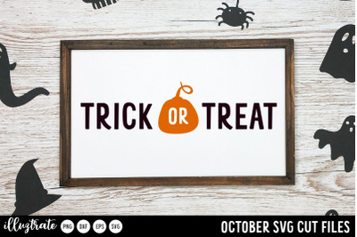 Trick or Treat SVG Cut File | Halloween SVG